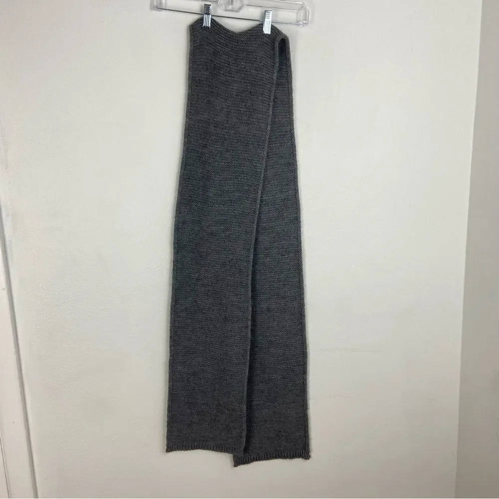 Knitted Scarf men’s gray